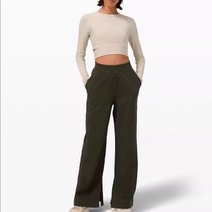 Lululemon La Wide Leg Split High Rise Pant